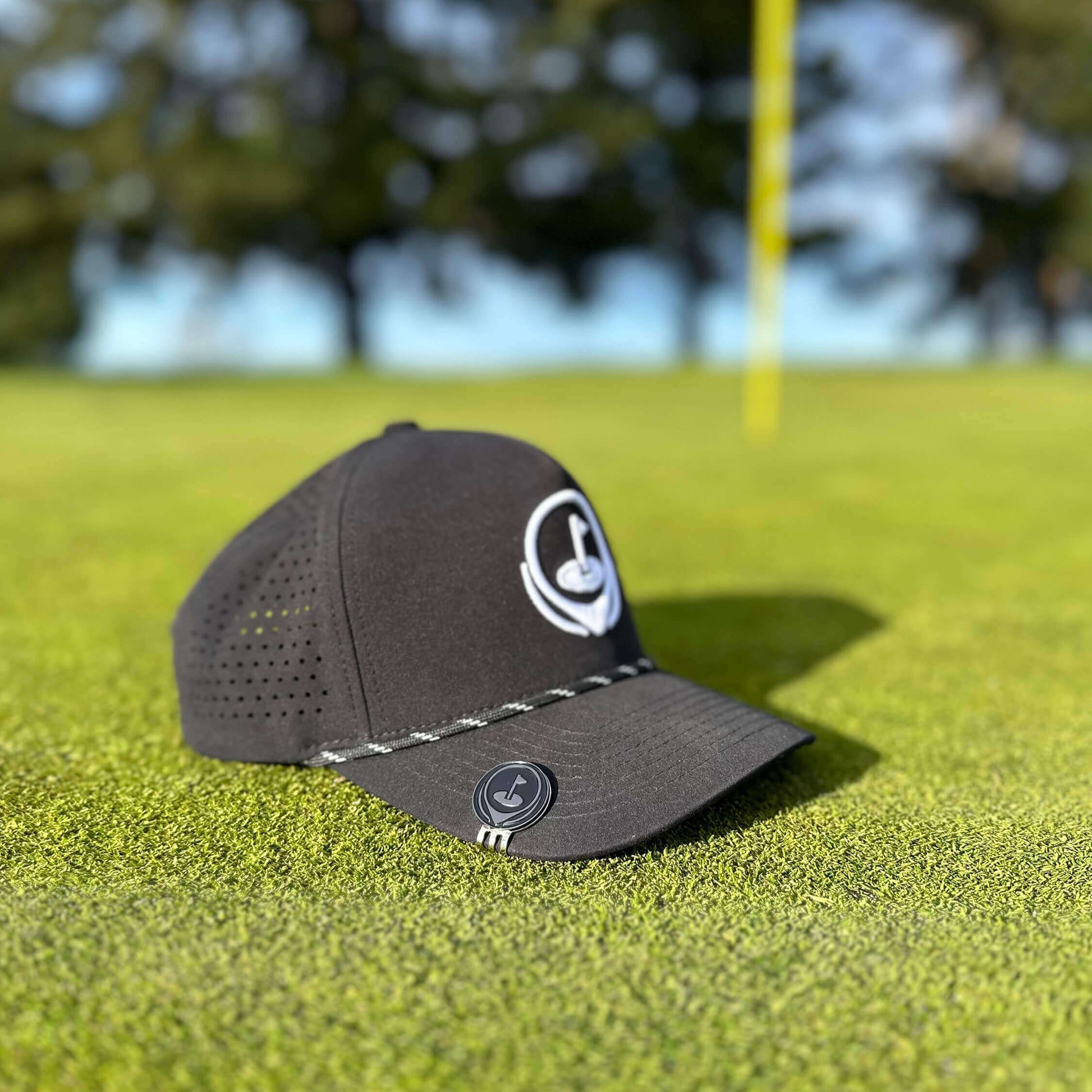 Black Divot Tool & Black Hat